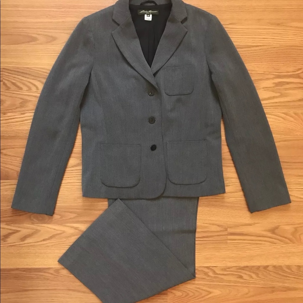 EDDIE BAUER WOMENS BLAZER SUIT W/ PANTS